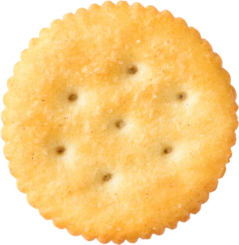 Realistic Round Cracker