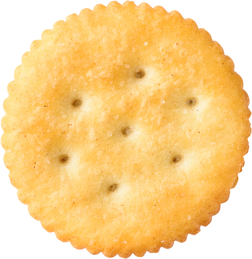 Realistic Round Cracker