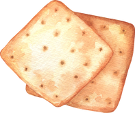 Square Crackers Illustration